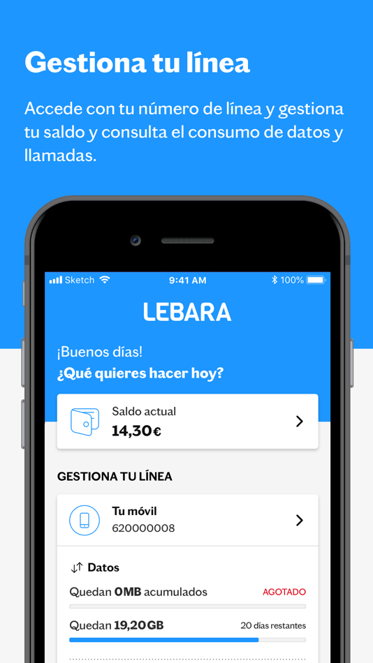 #1. Soy Lebara - Customer area (iOS) 来自: MASORANGE