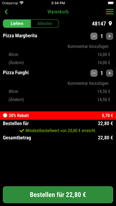 Y Kebab Münster Screenshot