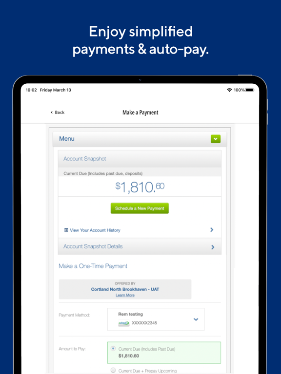 Cortland Connect iPad screenshot 4 - Lifestyle app