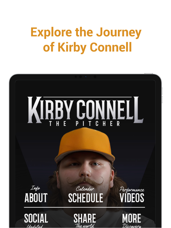 Kirby Connell iPad screenshot 1 - Sports app