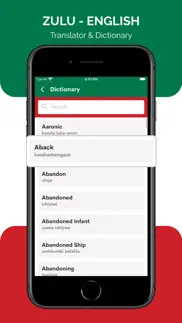 zulu translator & dictionary iphone screenshot 2
