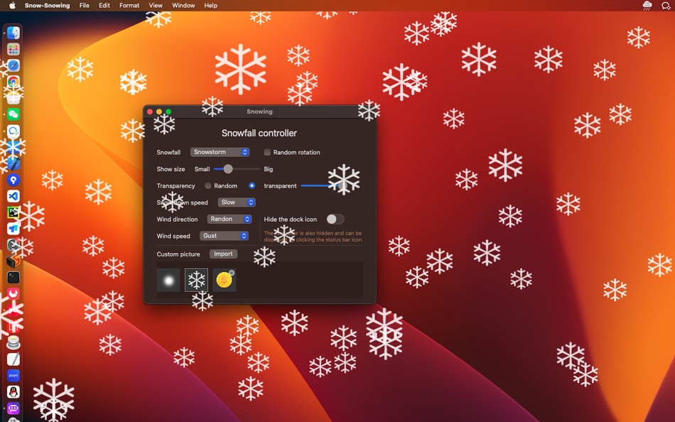 #5. Snow-Snowing (macOS) بواسطة: 光泉 尚