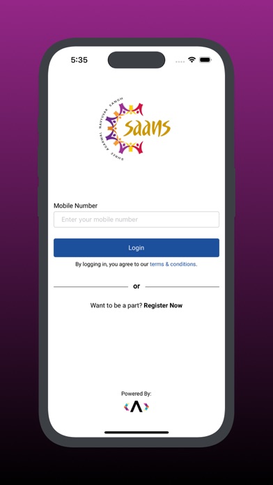 SAANS Screenshot