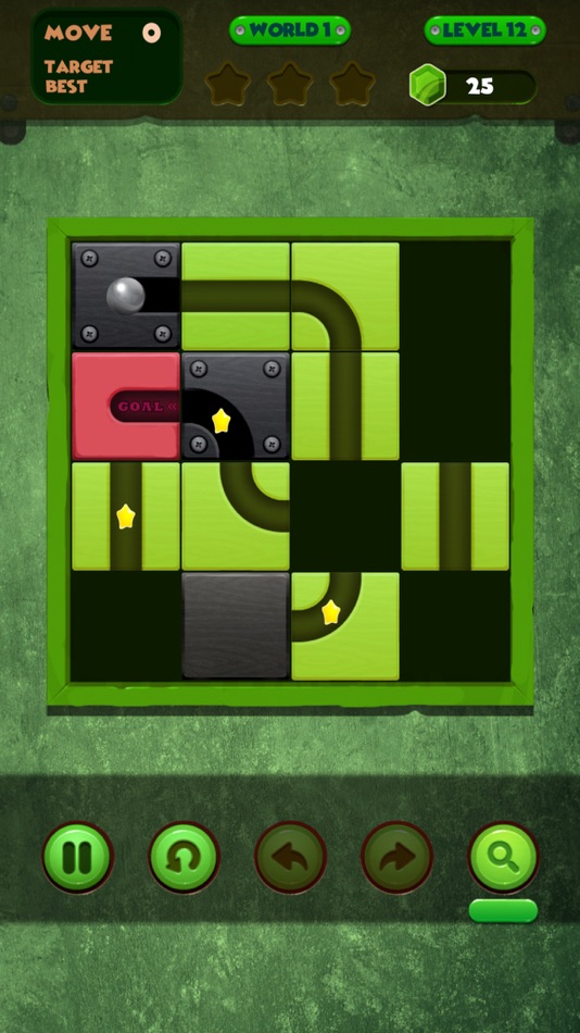 #5. SLIDE PUZZLE UNROLL BALL (iOS) 由: Esra Aydin