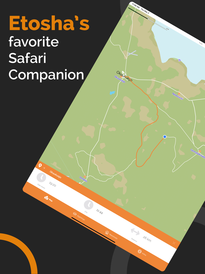 Etosha App - Namibia