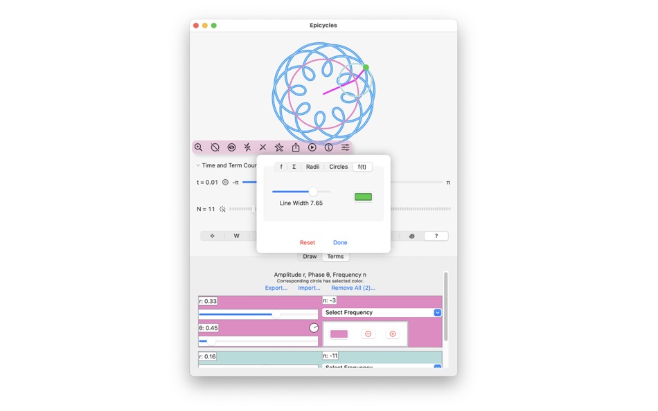 #4. Epicycles. (macOS) Podle: Limit Point Software