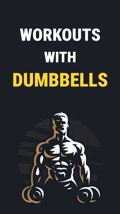 Home workouts with dumbbells Screenshot