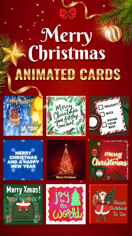 Merry Christmas Animated Cards - 1.1 - (iOS)