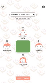 Mahjong Score Tracker screenshot