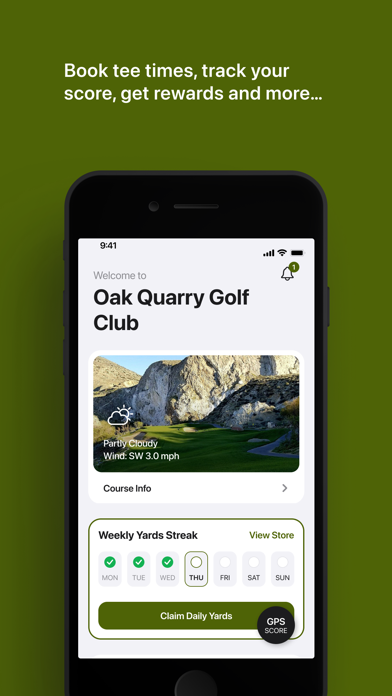 Oak Quarry Golf Club Screenshot