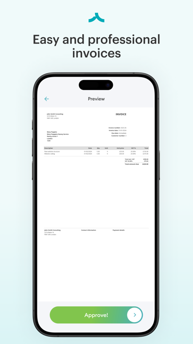 Invoice Generator - Zervant Screenshot