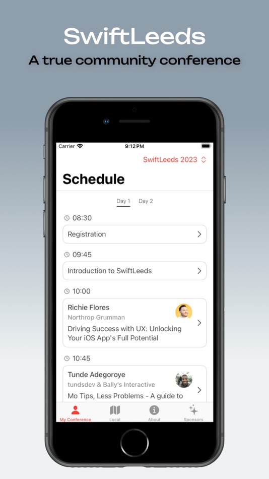 #1. SwiftLeeds (iOS) De: ADR Events Limited