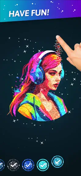 Game screenshot Glitty - color glitter art apk