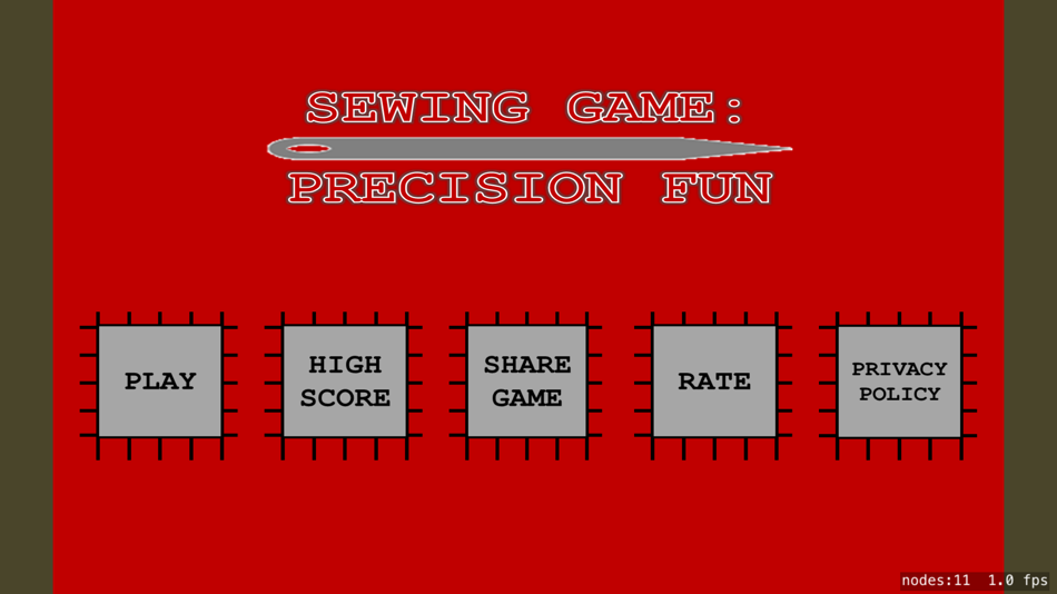 #1. Sewing Game: Precision Fun (iOS) Bởi: Daniel Agustinus