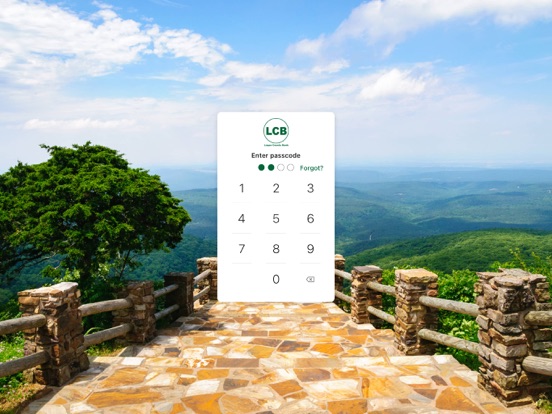 Logan County Bank Mobile iPad screenshot 2 - Finance app