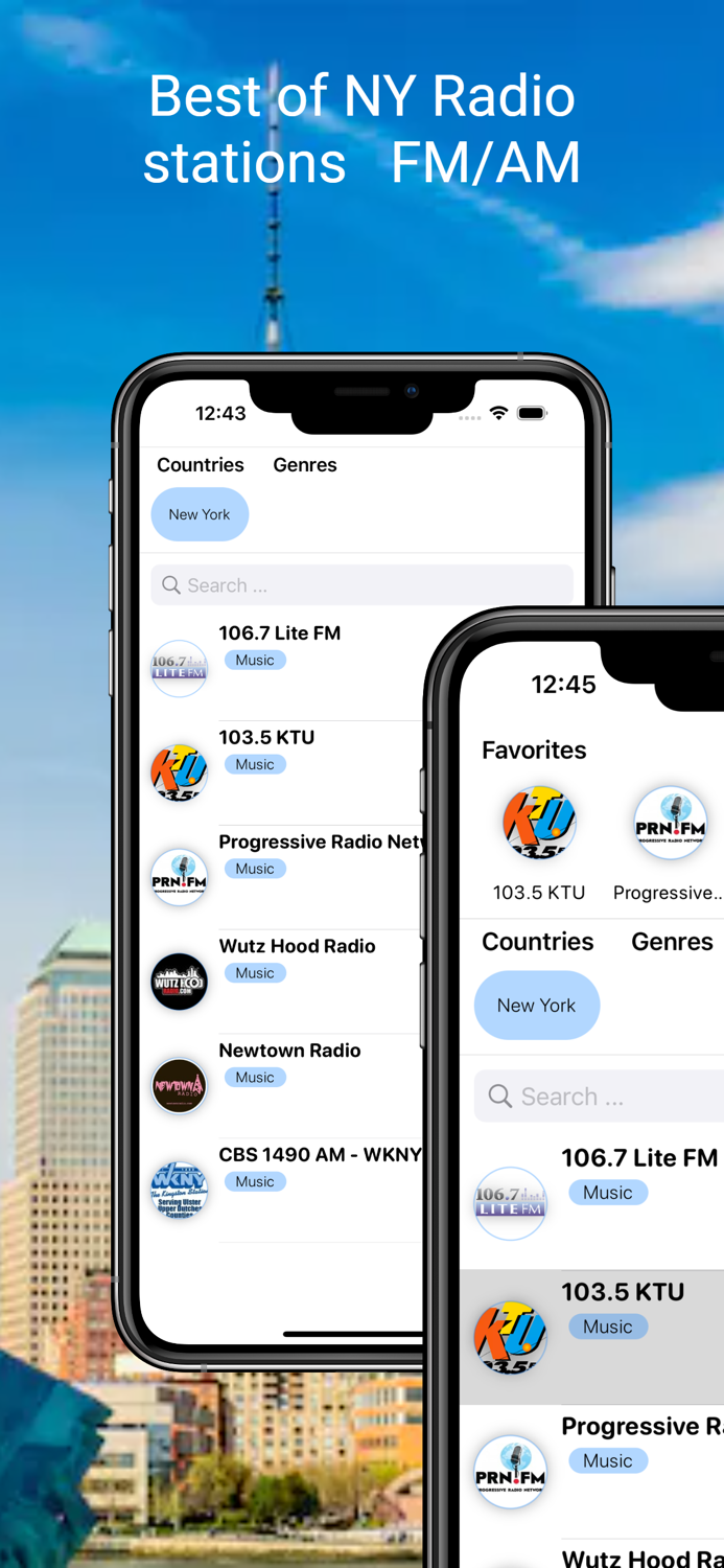 New York Radios - FM AM