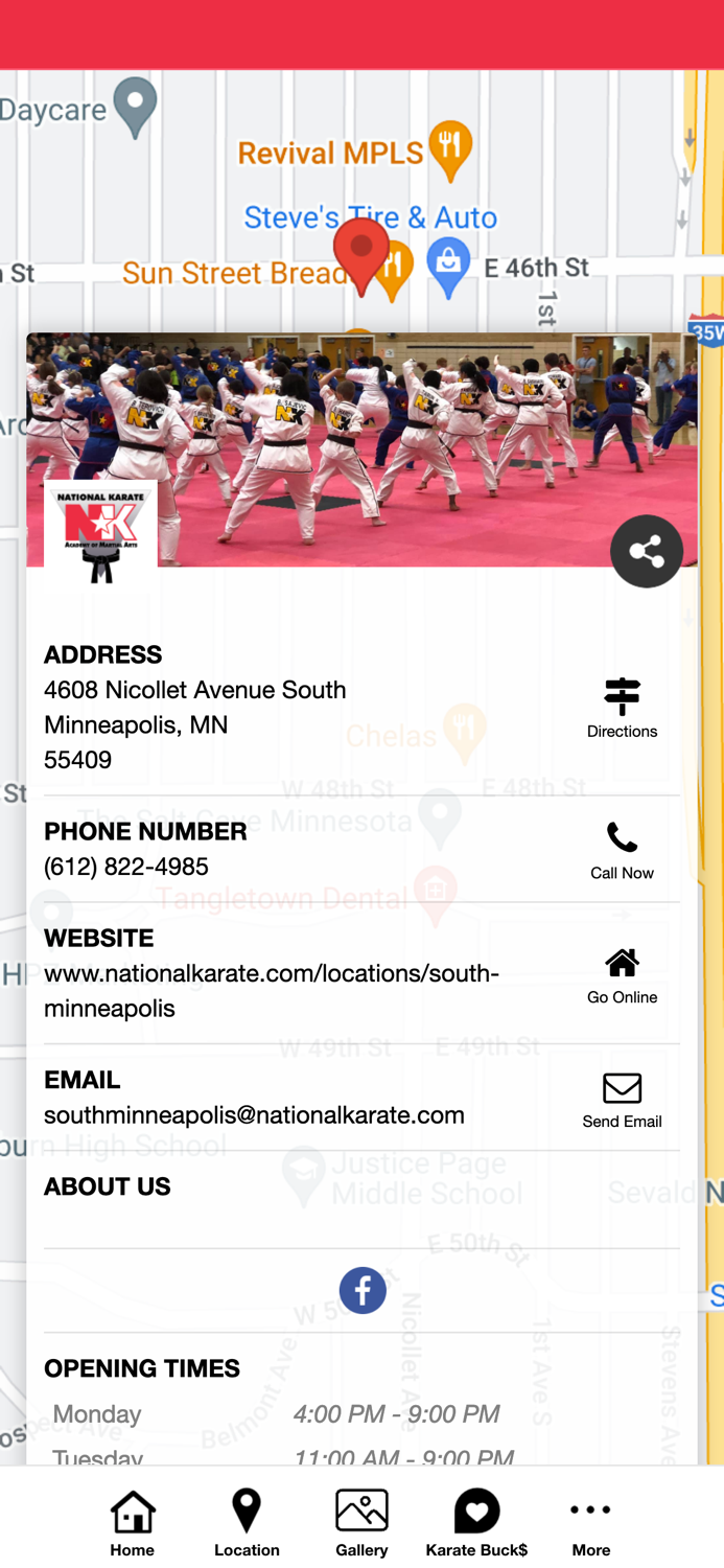 S. Minneapolis National Karate