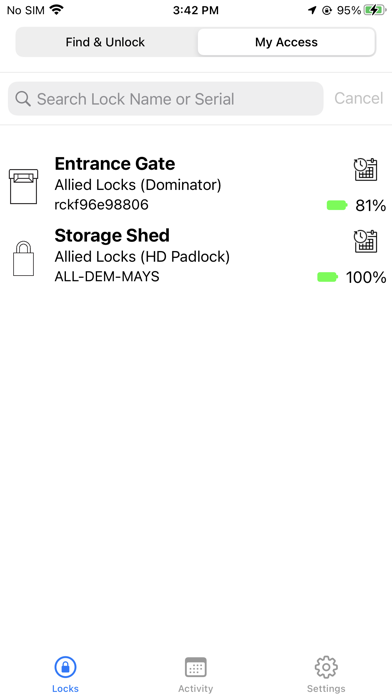 RockIT Lock Screenshot