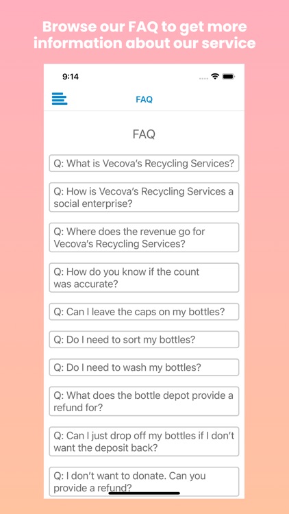 Vecova Bottle Pickup screenshot-5