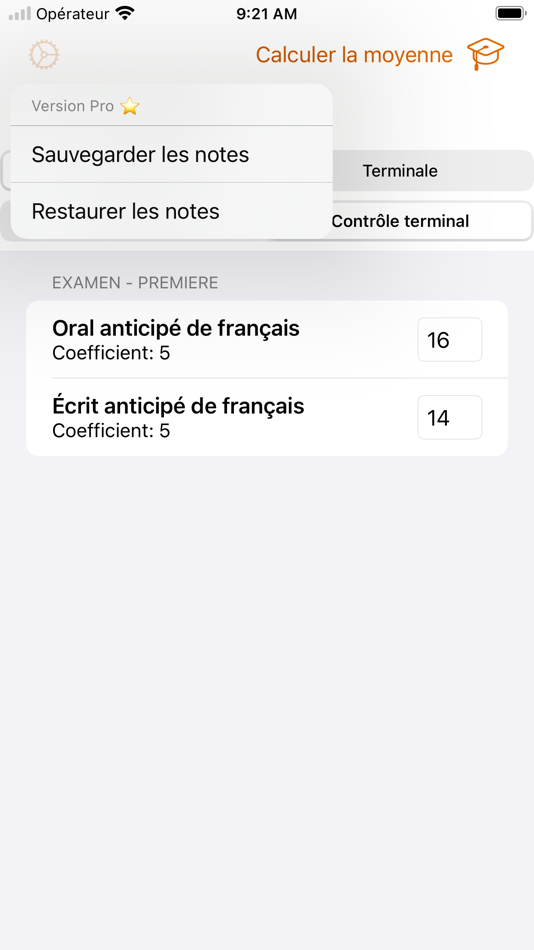 #2. Moyenne Au Bac (iOS) 来自: Nagord