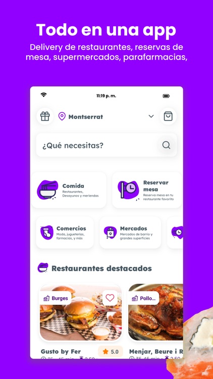 YasToy - Comida a domicilio