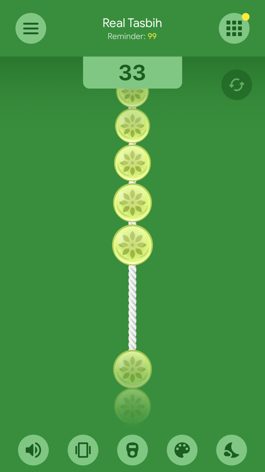 #5. Real Tasbih Counter: Misbaha (iOS) 由: Deniz Duzbasti