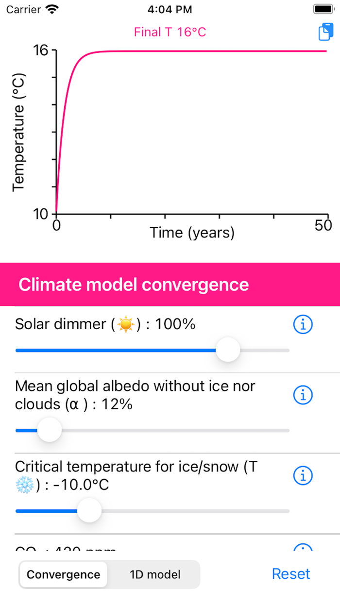 Didactic climate models