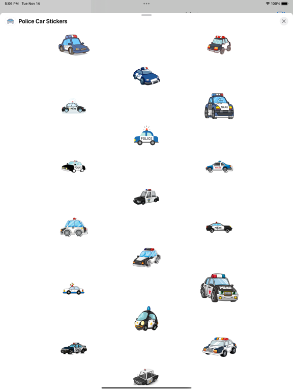 Screenshot #4 pour Police Car Stickers