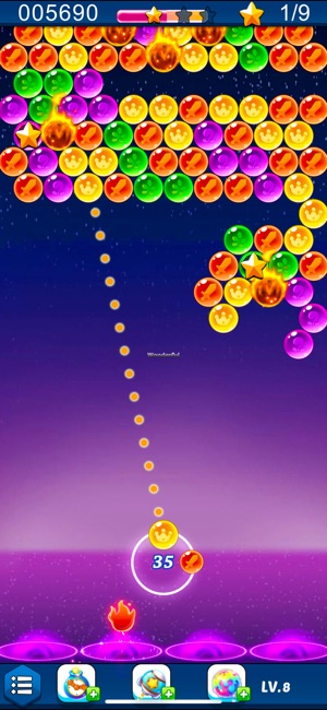 Bubble Shooter Rainbow App Stats: Downloads, Users and Ranking in