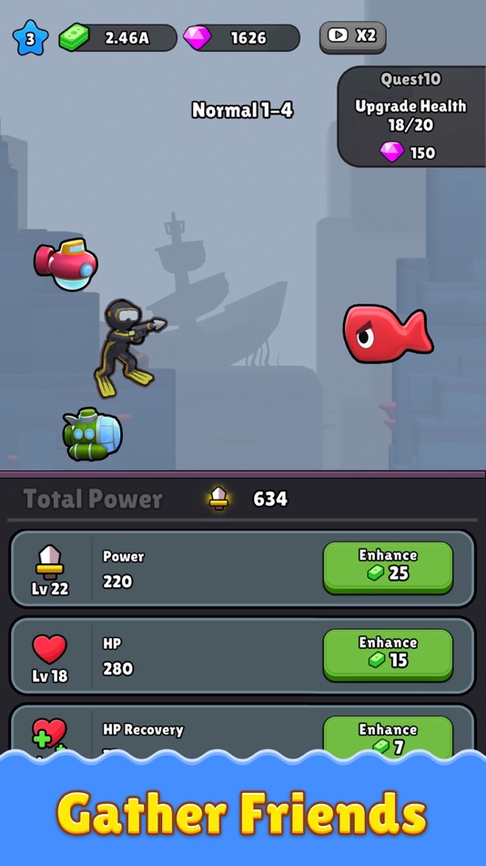 #3. Deep Diver : Idle RPG (iOS) 由: Amirahmad Bornaee