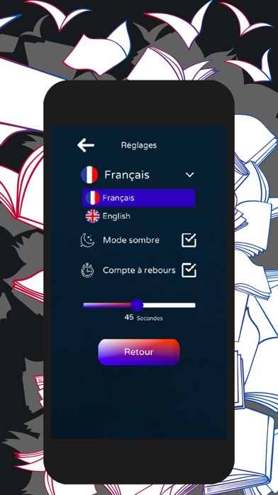 French Conjugation Test Screenshot