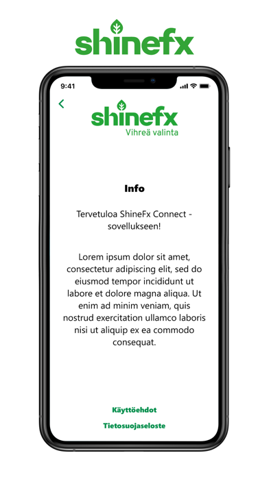 ShinefxConnect Screenshot