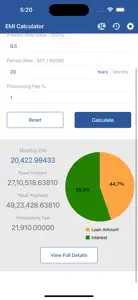 LoanAid - Loan EMI Calculator screenshot #4 for iPhone