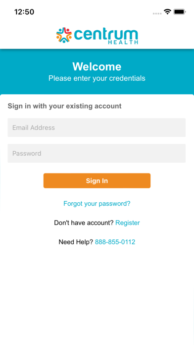 Centrum Health Screenshot
