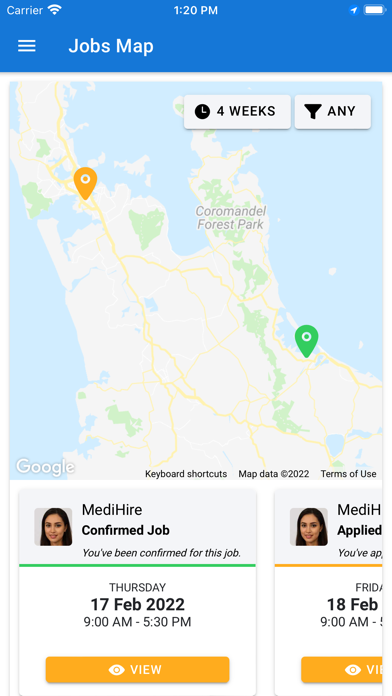 MediHire Screenshot