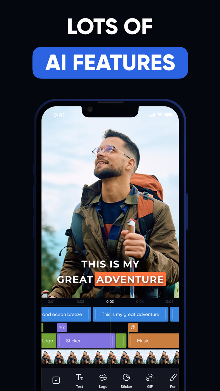 Capti AI. Captions for videos.