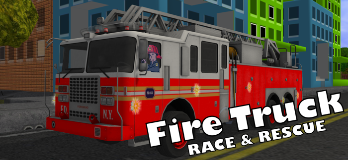 Fire Truck Race and Rescue