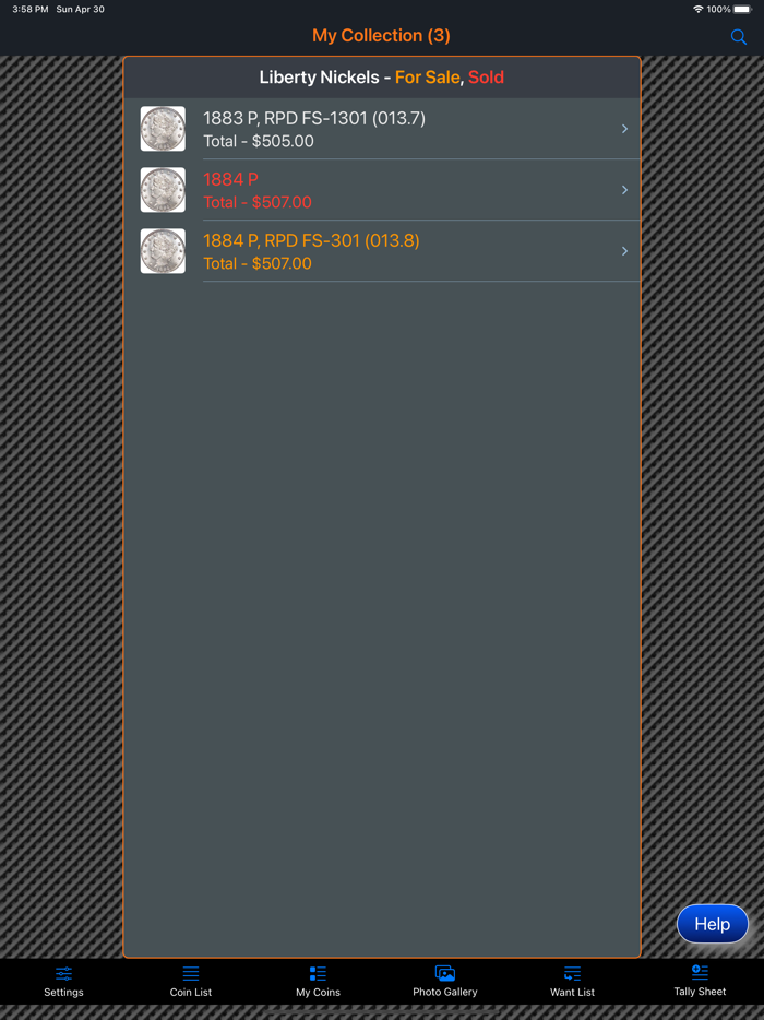 Liberty Nickel Collection