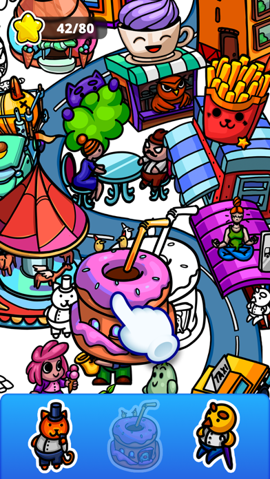 Sticker Puzzle - Coloring Game Screenshot