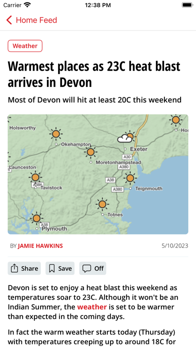 Plymouth Live Screenshot
