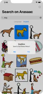 Search on Arasaac screenshot #2 for iPhone