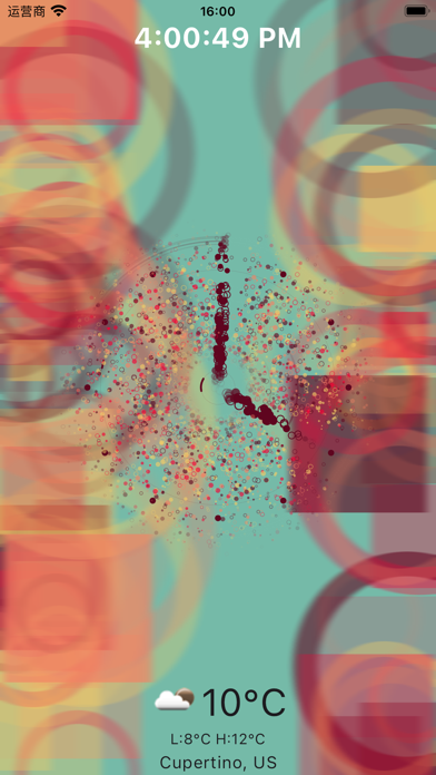 Particle Clock Screenshot