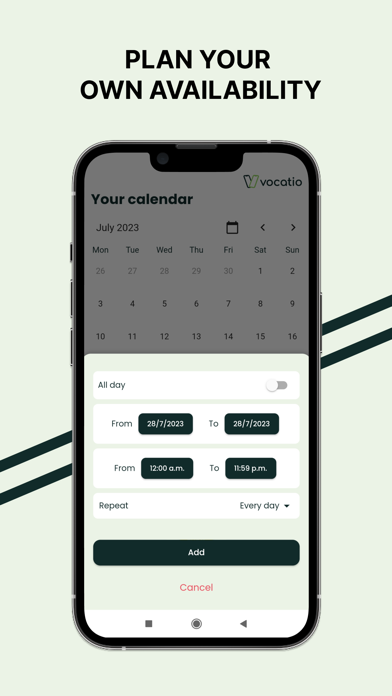 Vocatio Screenshot