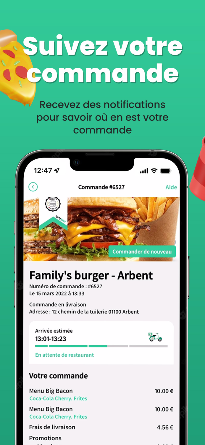 Lyveat - Livraison de repas
