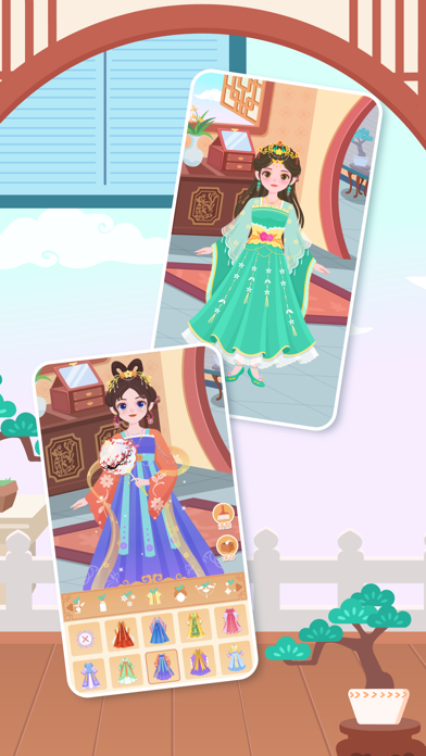 DuDu Princess dress up game Screenshot