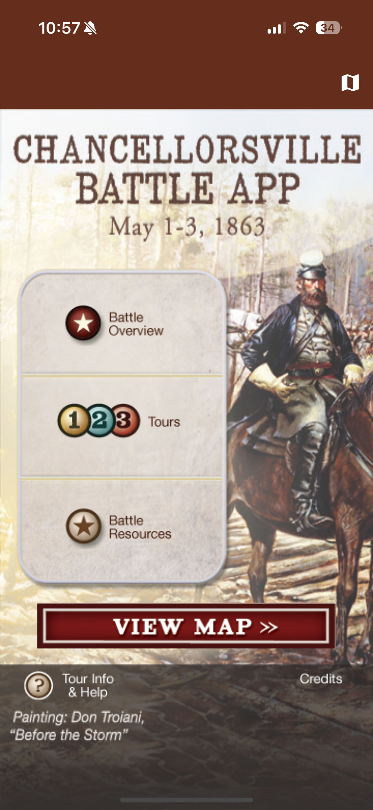 Chancellorsville Battle App