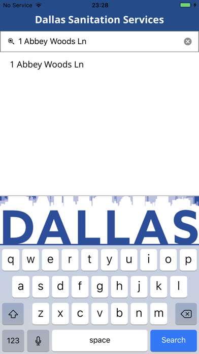 Dallas Sanitation Services Screenshot