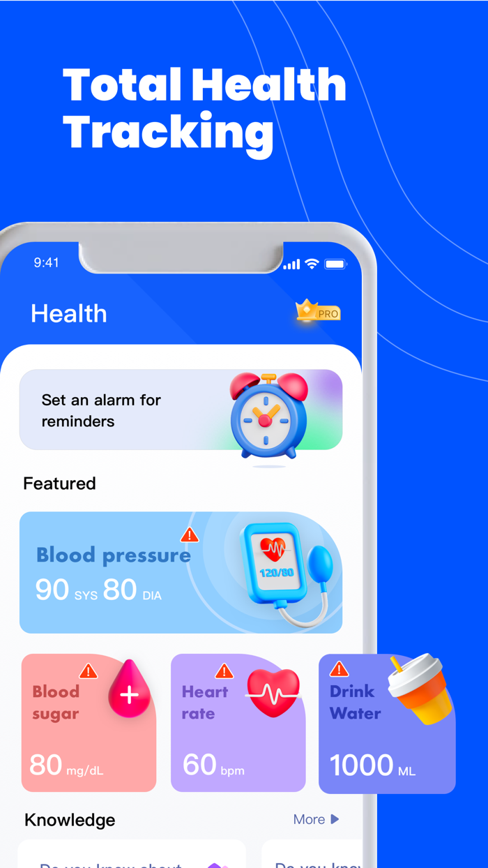 Tracker Blood Pressure pro