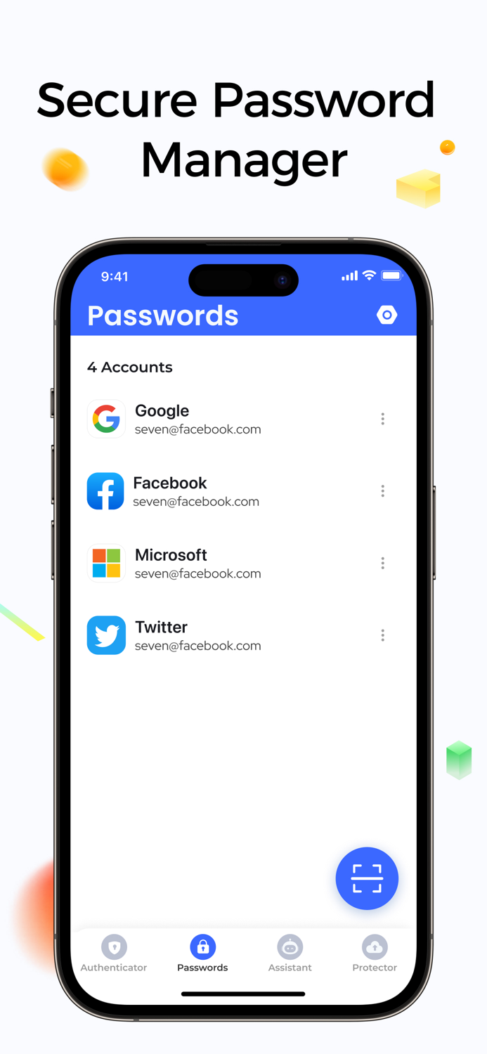 Authenticator App and Password 