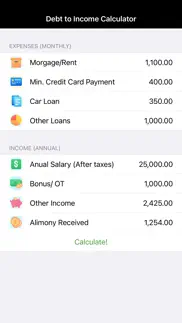 debt to income calculator not working image-1
